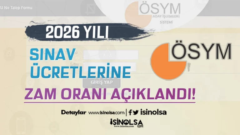 ÖSYM Sınav Ücretlerine Rekor Zam! Zam Oranları Açıklandı
