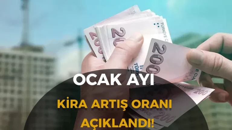 Ocak 2026 Kira Artış Oranı Belli Oldu! İşte Yeni Zam Miktarı
