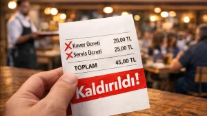 Restoran ve Kafelerde Kuver ve Servis Ücreti Tarihe Karışıyor: Yeni Dönem Başlıyor