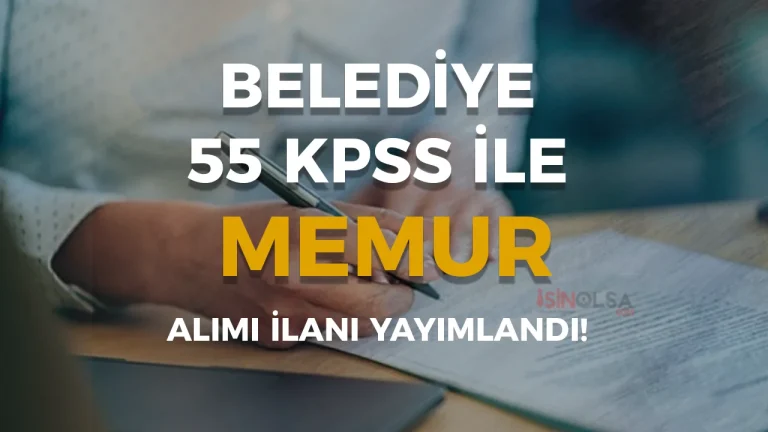 Sandikli Belediyesi KPSS 55 Puanla Memur Alimi Yapacak