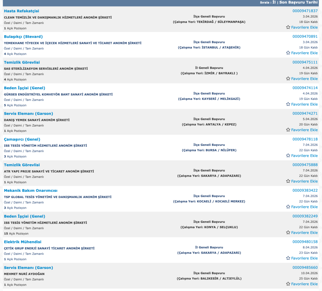 Şehir Hastanelerine 531 İşçi Personel Alımı Yapacak! 5 image 141