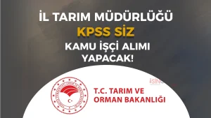 Bakanlik Il Tarim Mudurlugu 18 40 Yas Arasi Kamu Isci Alimi Yapacak