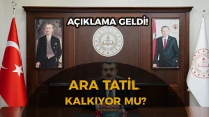 Egitimde Ara Tatil Kaldirilacak mi Bakan Yusuf Tekinden Kritik Aciklama