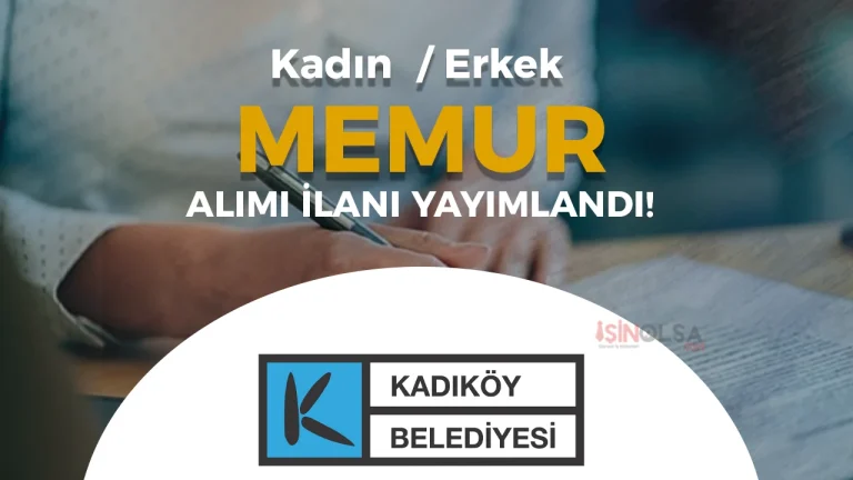 Kadikoy Belediyesi 4 Bilgisayar Isletmeni Alimi Yapacak
