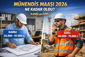Mühendis Maaşı 2026 Ne Kadar Oldu? Kamu ve Özel Sektörde Güncel Zamlı Maaşlar