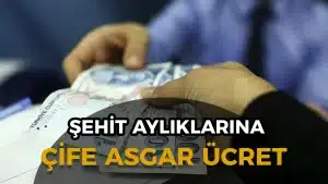 Şehit Aylıklarına Çifte Asgari Ücret Teklifi