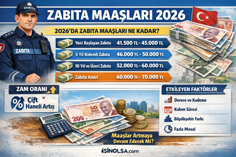 Zabıta Maaşları 2026 Ne Kadar? Kamu ve Özel