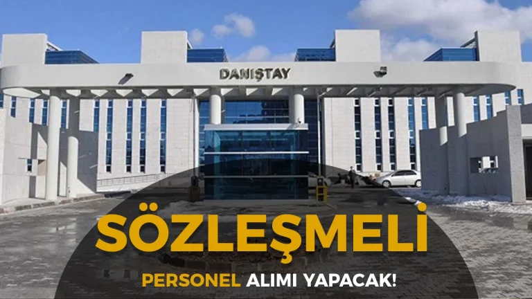 Danıştay Başkanlığı 3 Sözleşmeli Bilişim Personeli Alımı Yapacak