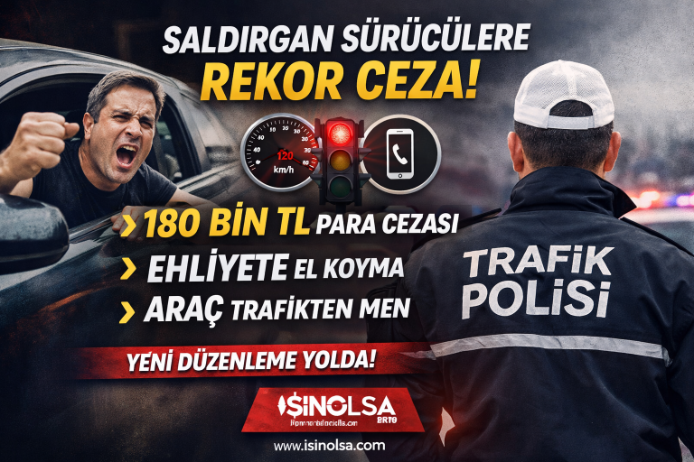 Trafikte Saldırgan Sürücülere Rekor Ceza Dönemi Başlıyor
