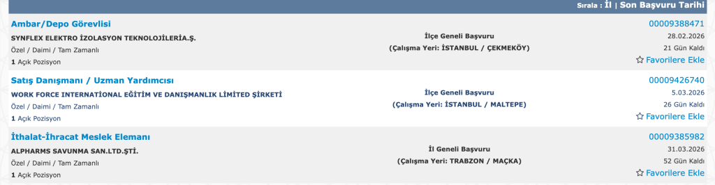 İŞKUR Duyurdu: Almanya İşçi Alımı Başladı! Güncel Açık Pozisyonlar (Vasıflı – Vasıfsız) 6 image 10