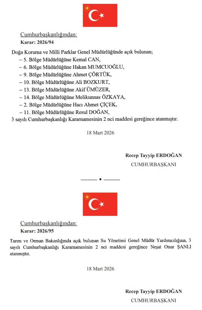 19 Mart Resmi Gazete Atama Kararı Yayımlandı! 10 image 322