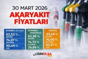 Akaryakıt Fiyatları Rekor Kırdı! 30 Mart 2026 Benzin, Motorin ve LPG Fiyatları Açıklandı