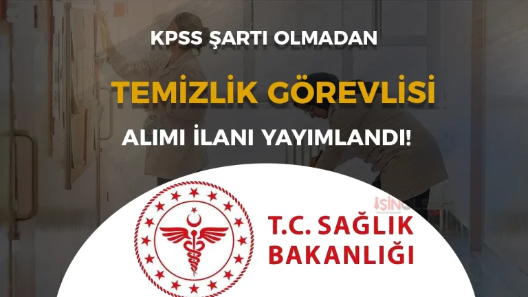 Ardahan Sağlık Müdürlüğü 1 Temizlik Görevlisi Alıyor
