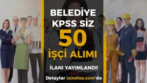 Bor Belediyesi 50 Beden İşçisi Alımı Yapacak!