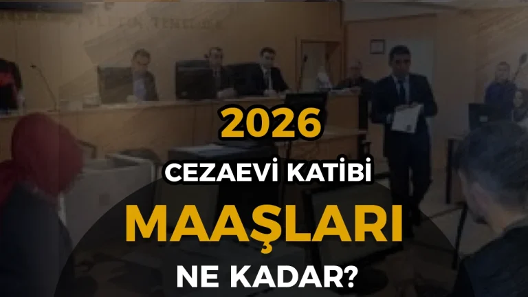 Cezaevi Katibi Maasi 2026 Ceza Infaz Kurumunda Katip Ne Kadar Maas Aliyor