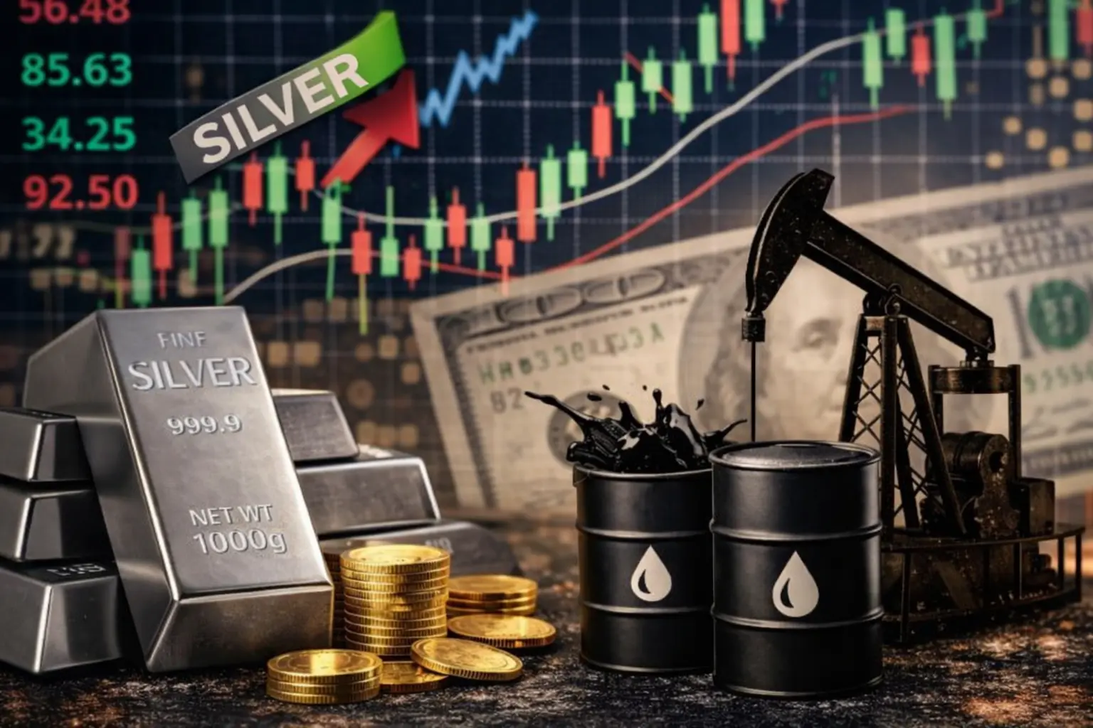 Commerzbank’tan Altın, Gümüş ve Petrol Tahmini Açıklandı!