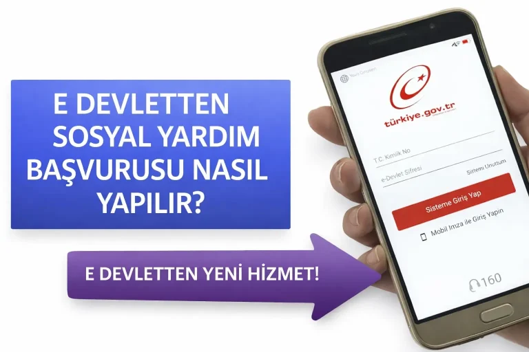 E-Devlet Maddi Yardım Başvurusu 2026: Kimler Alabilir, Nasıl Başvurulur?