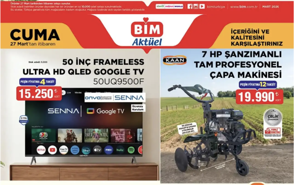 BİM 27 Mart 2026 Aktüel Ürünler Kataloğu Yayınlandı! İşte Cuma İndirimleri 11 Ekran Resmi 2026 03 25 11.56.32