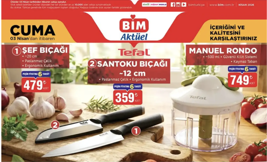 BİM 3 Nisan 2026 Aktüel Ürünler Kataloğu Yayınlandı! 6 Ekran Resmi 2026 03 28 10.00.46