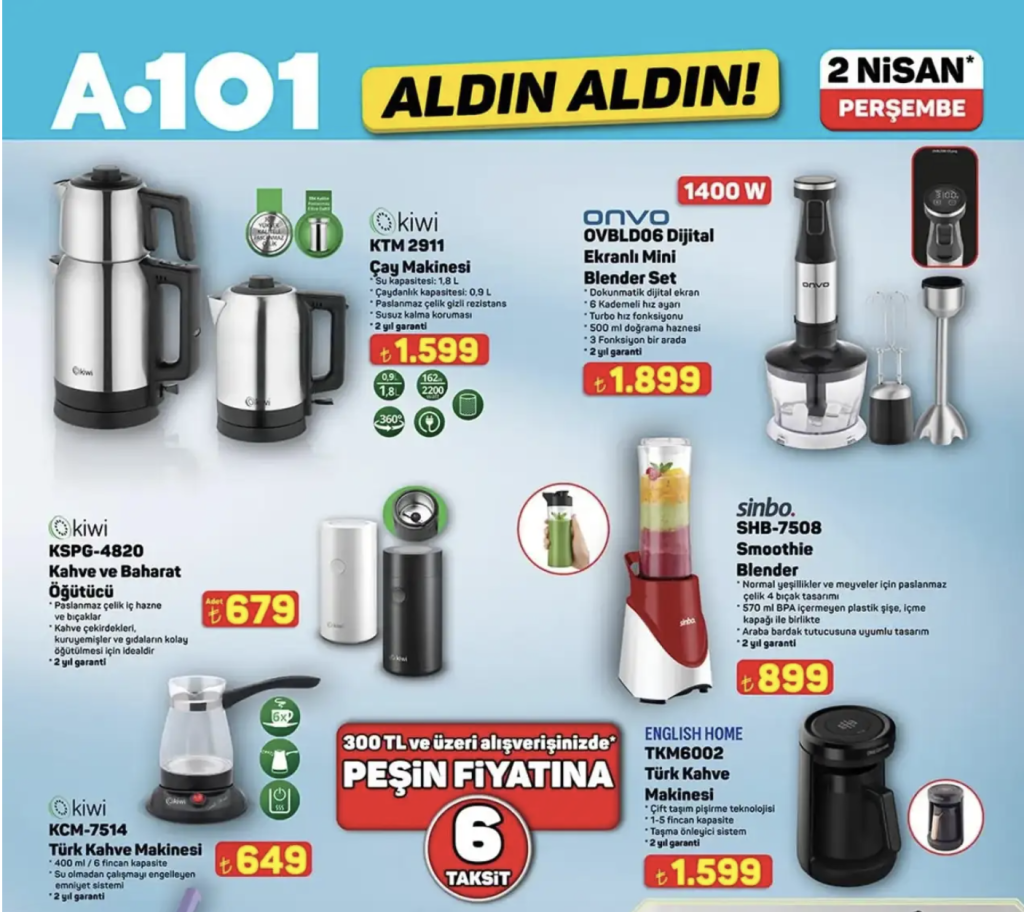 A101 2 Nisan 2026 Aktüel Ürünler Kataloğu Yayınlandı! 10 Ekran Resmi 2026 03 28 10.16.12