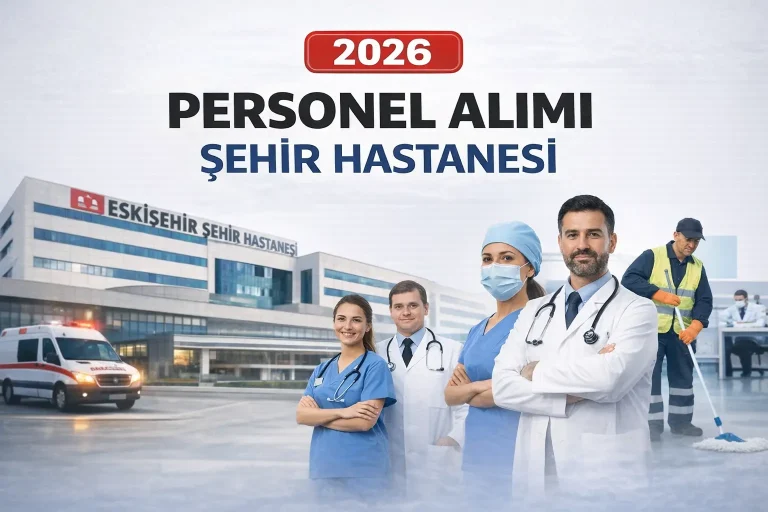Eskişehir Şehir Hastanesi Personel Alımı 2026!