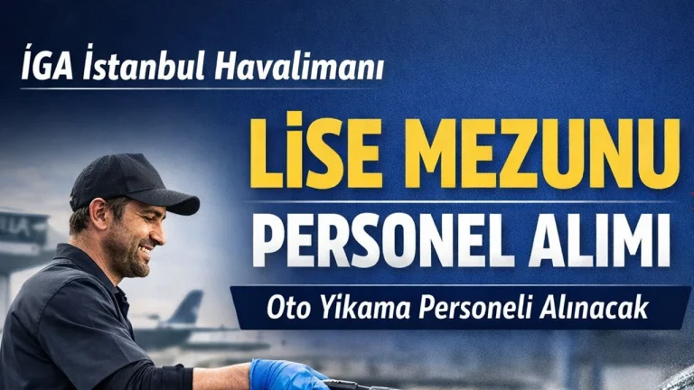 Havalanlarina Lise Mezunu Oto Yikama Personeli Alinacak Iste Basvuru Ekrani