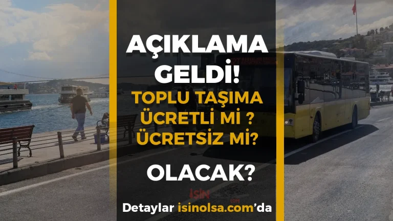 İBB Açıkladı: 2026 Ramazan Bayramı’nda Toplu Taşıma Ücretsiz Olacak
