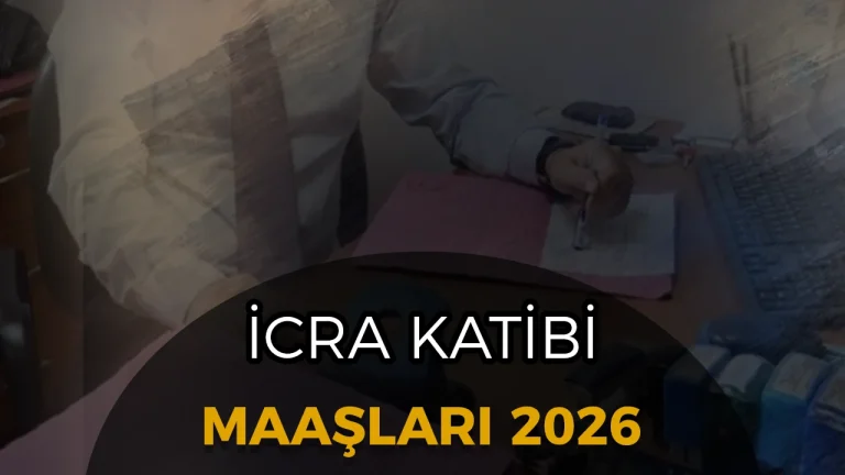 İcra Katibi Maaşları 2026: Güncel Zamlı Maaşlar, Kadrolu ve Sözleşmeli Maaş Tablosu