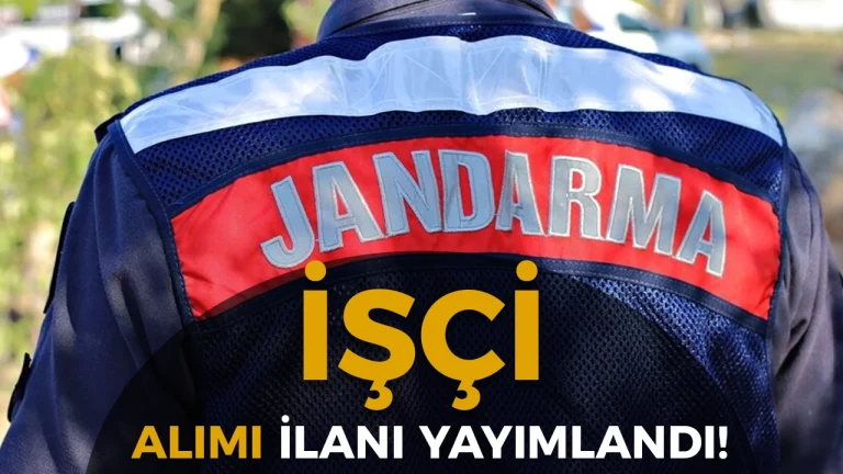 Jandarma Bakım Komutanlığı 1 Engelli İşçi Alımı Yapıyor: Başvurular Başladı