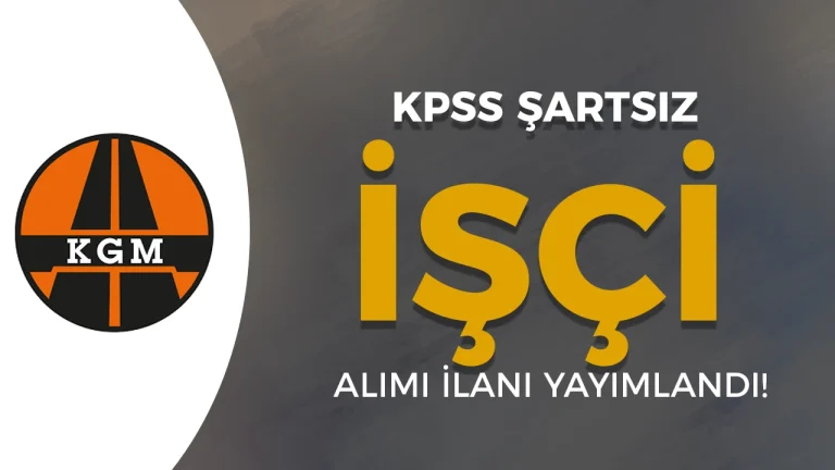 Karayollari 16. Bolge Mudurlugu Buro Iscisi Alimi Yapacak