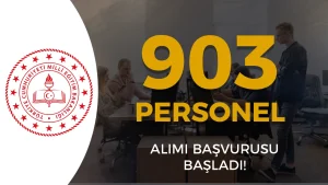 MEB 903 Sözleşmeli Personel Alımı Başvuruları Başladı!