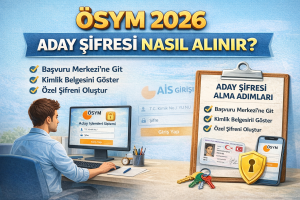 ÖSYM 2026 Aday Şifresi Nasıl Alınır? AİS Giriş ve Şifre Yenileme Rehberi