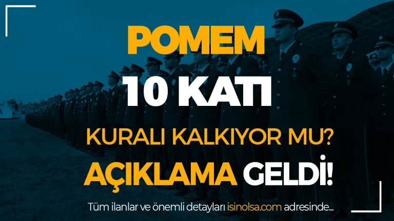 POMEM'de 10 Katı Kuralı Meclise Taşındı: Kaldırılması Talebi Gündeme Geldi