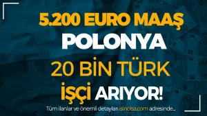 Polonya 20 Bin Türk İşçi Arıyor: Aylık 5.200 Euro'ya Kadar Maaş