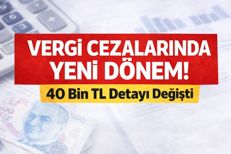 Vergi Cezalarında Uzlaşma Değişti! 2026 İçin Yeni Sınır ve Kurallar Açıklandı