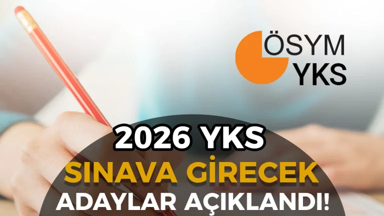 YKS 2026 Başvuru Sayısı Açıklandı: 2 Milyon 425 Bin 560 Aday Sınava Girecek