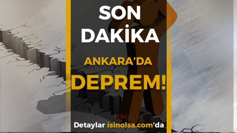 ankarada deprem