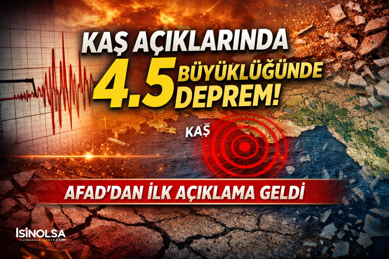 Son Dakika: Antalya Kaş Açıklarında Deprem Meydana Geldi