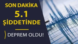 Denizli’de 5.1 Büyüklüğünde Deprem Meydana Geldi