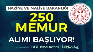 Hazine ve Maliye Bakanlığı 250 Memur Alımı Başlıyor!