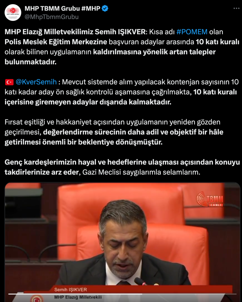 POMEM'de 10 Katı Kuralı Meclise Taşındı: Kaldırılması Talebi Gündeme Geldi 4 image 102