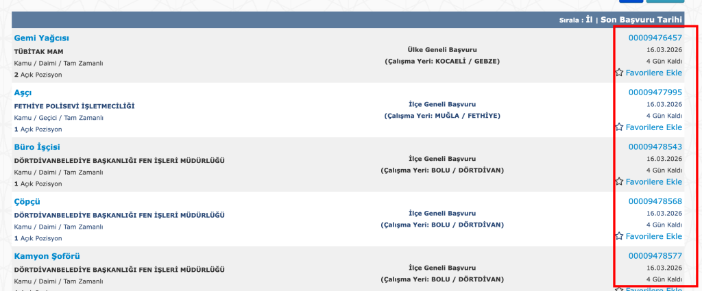 KPSS Şartsız 411 Kamu İşçi Alımı Yapılacak: Sağlık Müdürlükleri, Kıyı Emniyeti ve Belediyeler Personel Arıyor 4 image 30