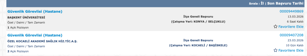 Okullara, Hastanelere ve Özele 1103 ÖGG Alımı 2026 İlanları Yayımlandı! 6 image 42