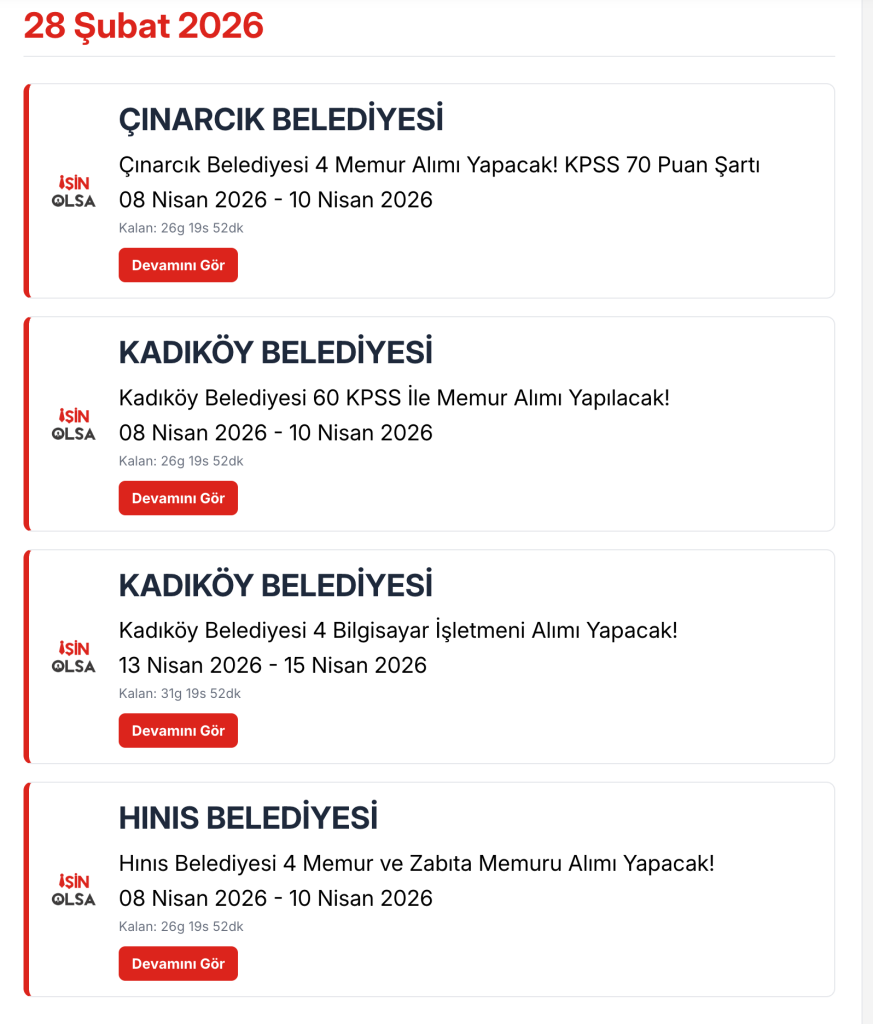 Kamuya 1191 Memur Personel Alınıyor (Mart 2026) 5 image 49
