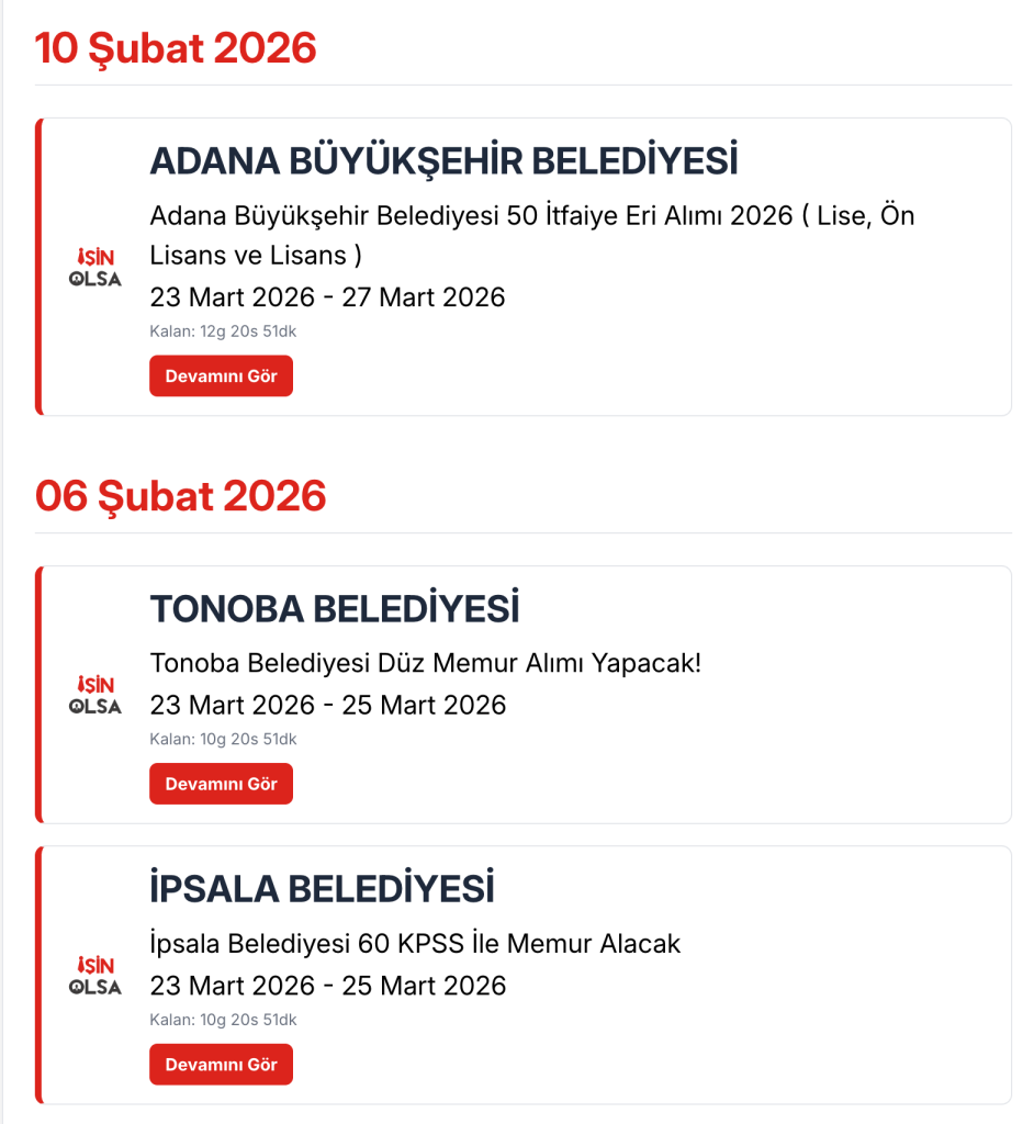 Kamuya 1191 Memur Personel Alınıyor (Mart 2026) 10 image 54