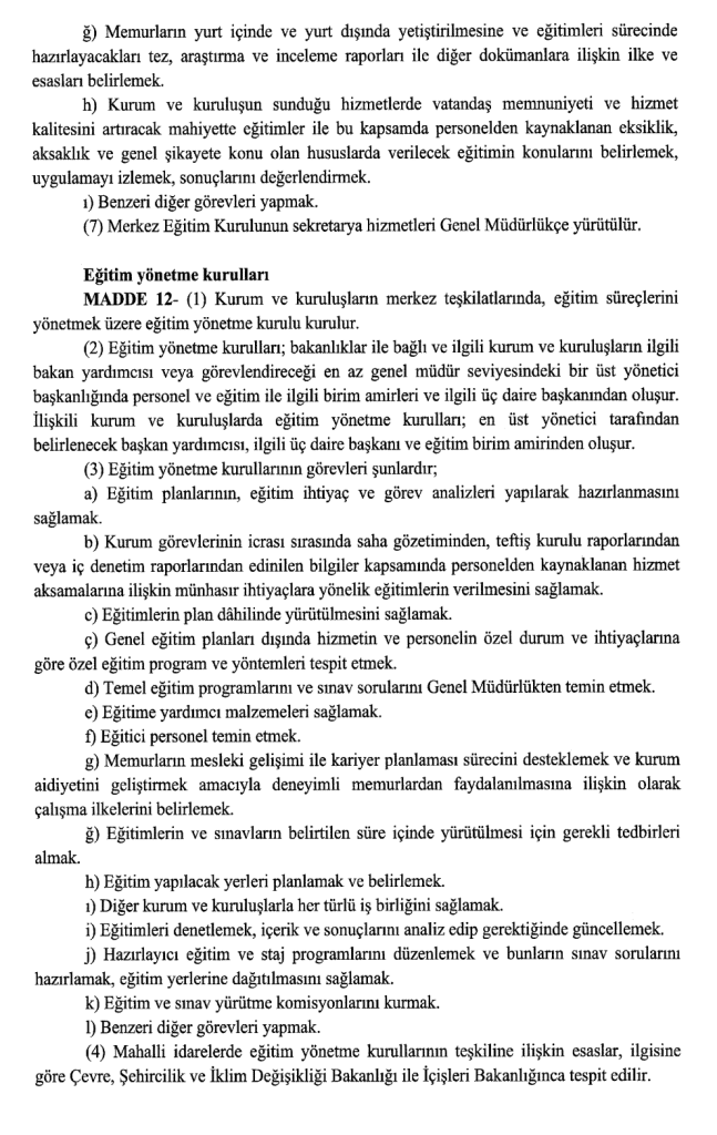 Memurlar İçin Yeni Dönem Başladı! Eğitim ve Staj Zorunlu Oldu (Resmi Gazete) 10 image 67