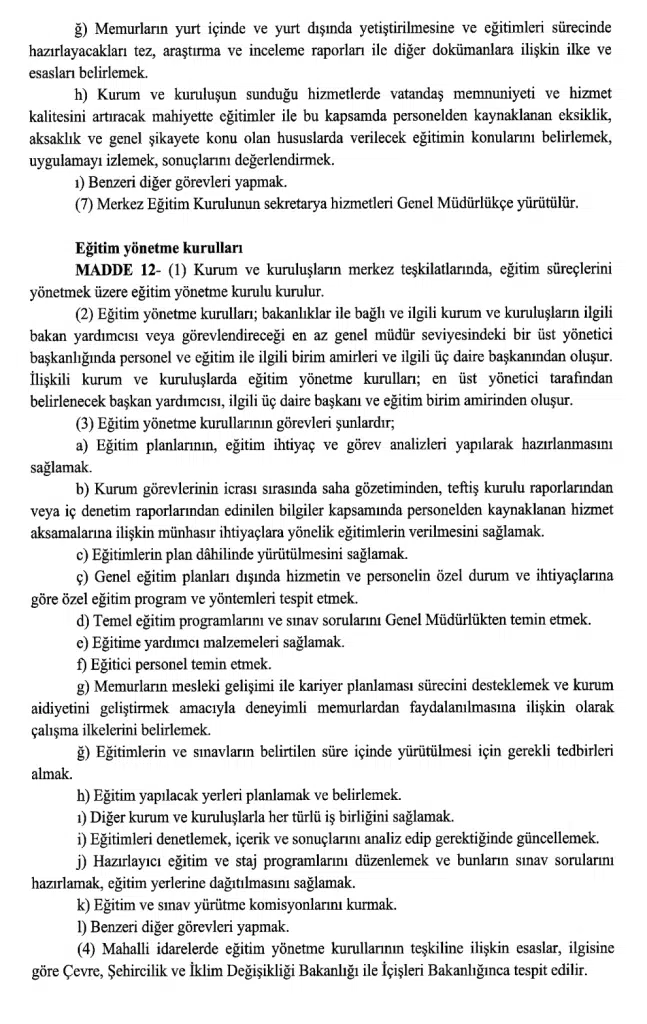 Memurlar İçin Yeni Dönem Başladı! Eğitim ve Staj Zorunlu Oldu (Resmi Gazete) 10 image 67