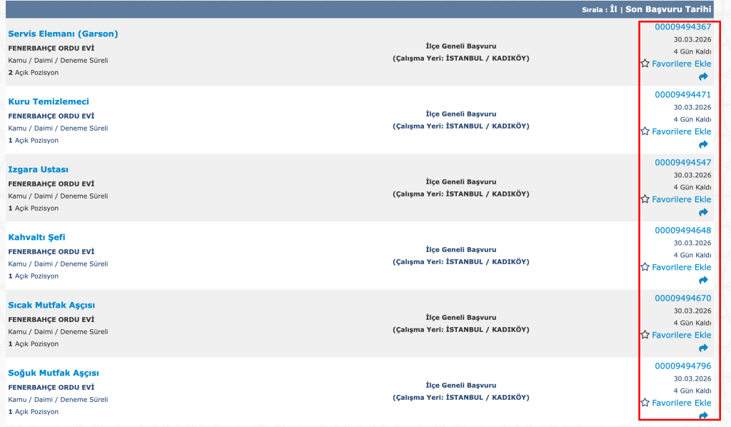 TSK Orduevi KPSS siz İşçi Alıyor! 18 - 45 Yaş 4 image 92