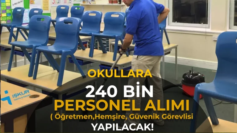 CHP'den Okullara 240 Bin Personel Vaadi: Öğretmen, Hemşire ve Güvenlik Görevlisi