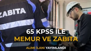 Çivril Belediyesi 65 KPSS İle Memur ve Zabıta Alımı Yapıyor!